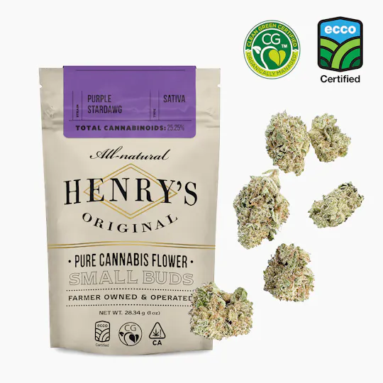 Henry's Original - Henry's Original | Purple Stardawg | Pouch Small Buds | 28g - 1