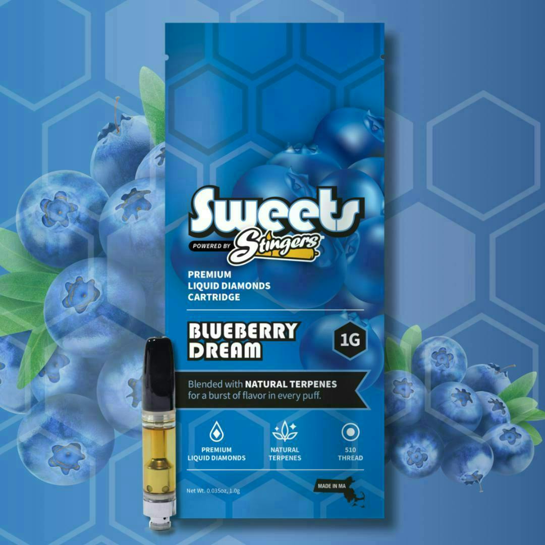 Stingers - Brand - Blueberry Dream | 510 Cartridge | 1g - 1