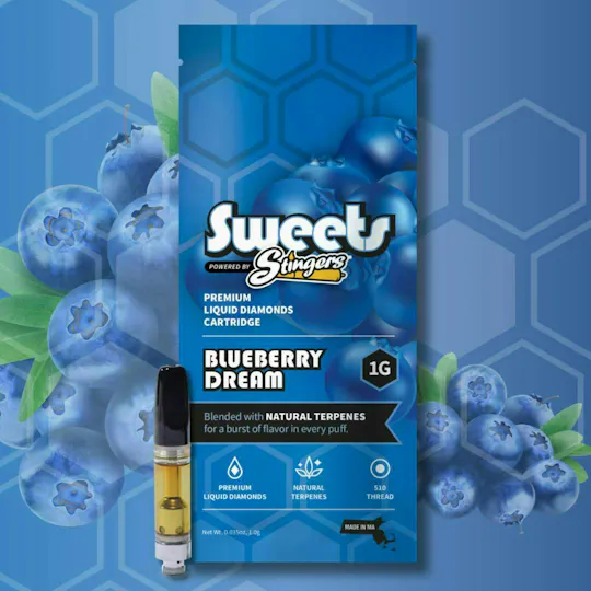 Stingers - Brand - Blueberry Dream | 510 Cartridge | 1g - 1