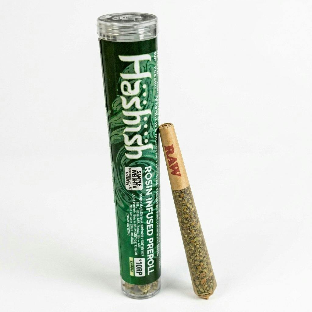Hashish - Strawberry Jack | Live Rosin Infused Joint | 1g - 1