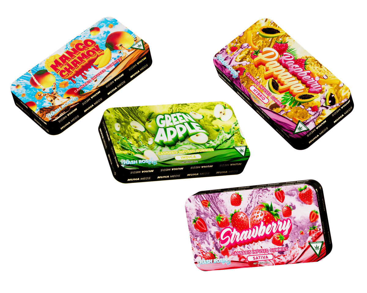 Muha Meds - Green Apple Gummies | 200mg | 10ct | 20mg/ea - 1