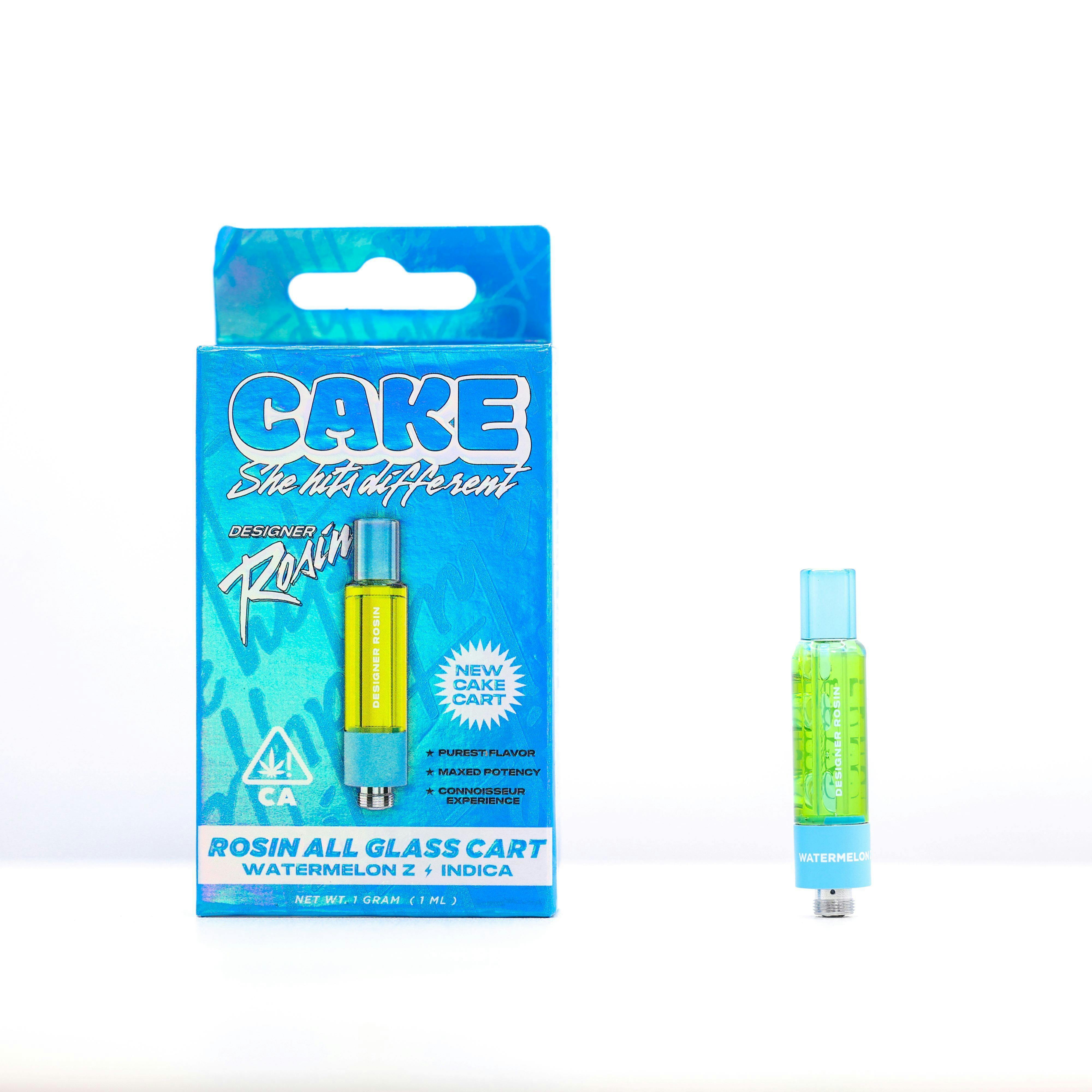 CAKE she hits different - Watermelon Z | Live Rosin Cartridge 1g - 1