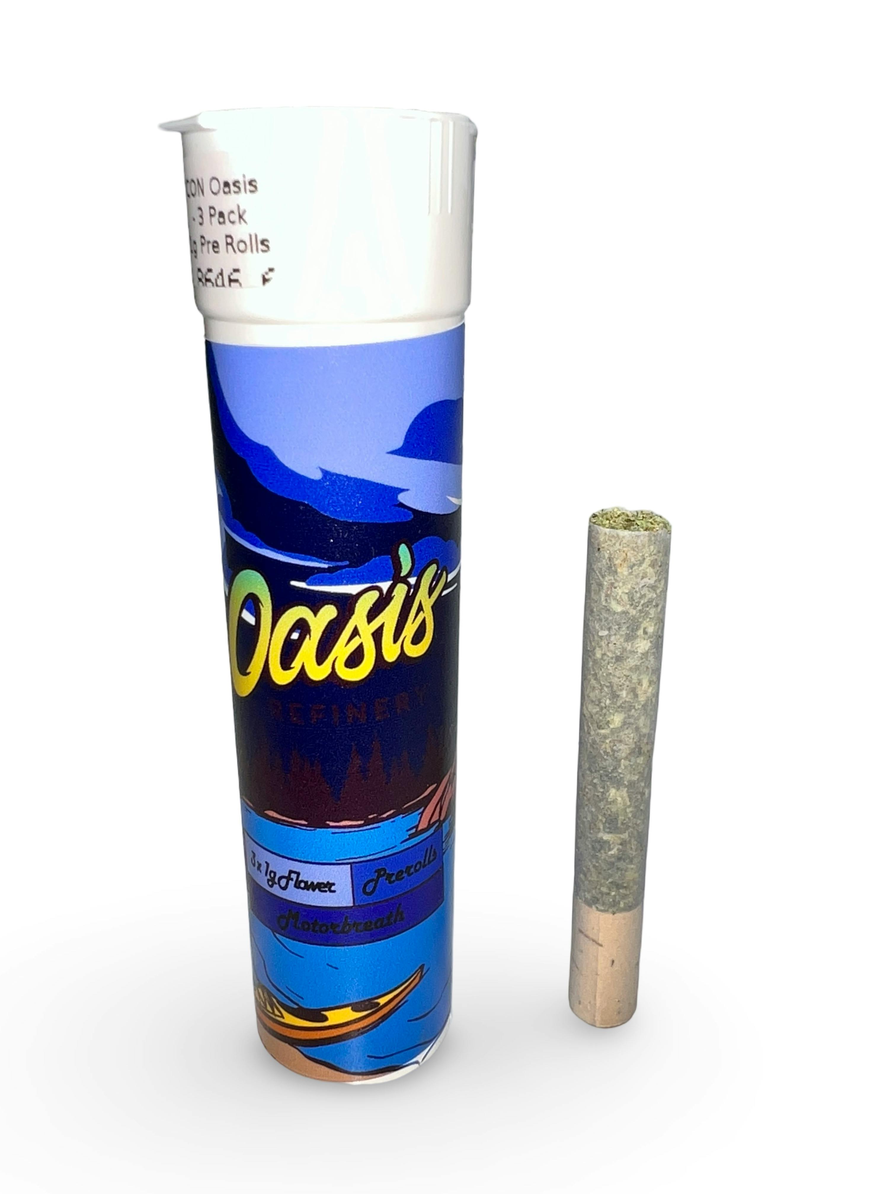 Indico - 3pk 1g Pre-Roll - Oasis Refinery - 1