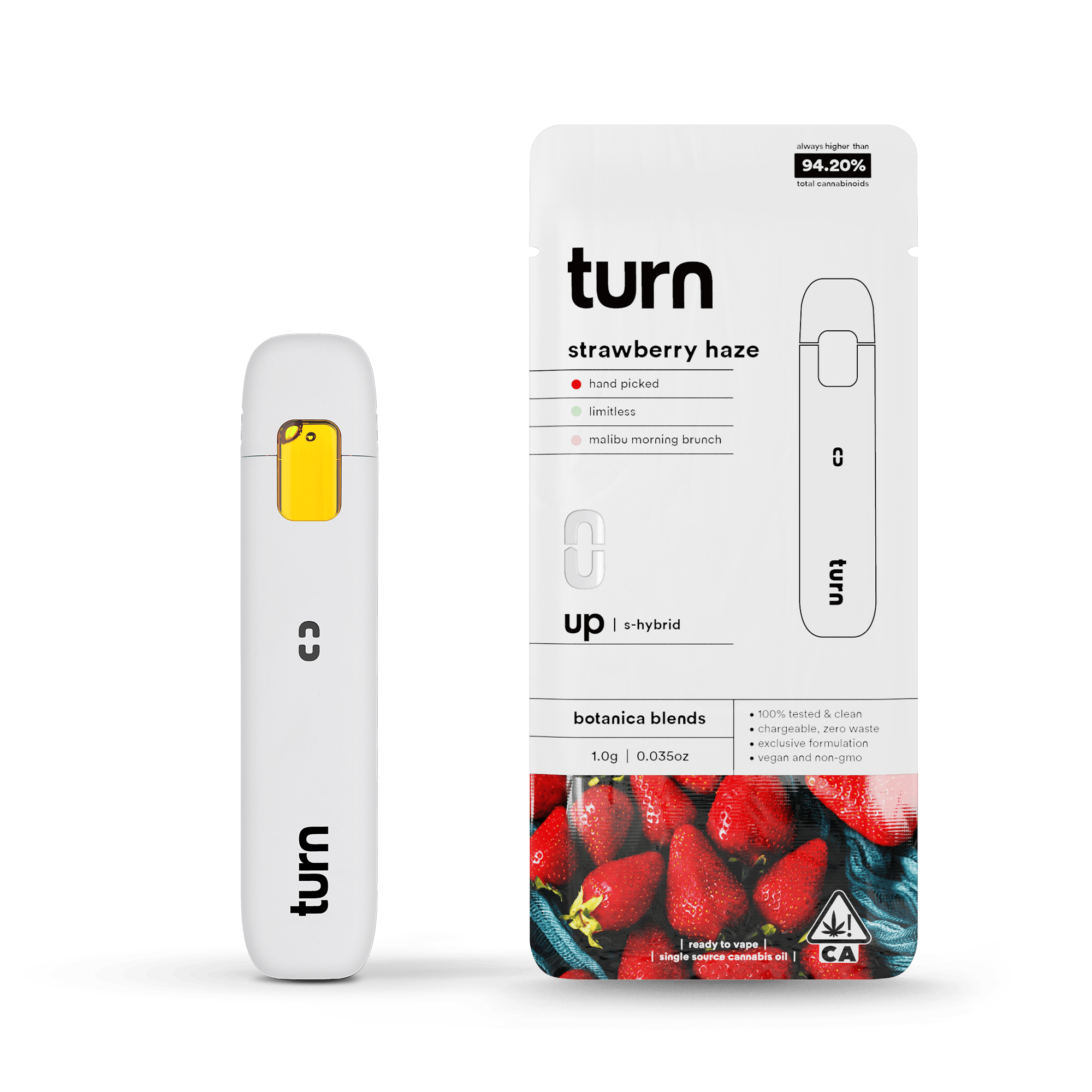 turn - Strawberry Haze | Botanica Blends | AIO | Sativa-Hybrid - 1