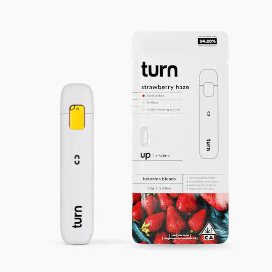 turn - Strawberry Haze | Botanica Blends | AIO | Sativa-Hybrid - 1
