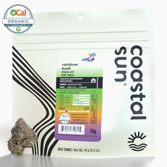 Coastal Sun - Rainbow Kush Greenhouse Flower 14g - 1
