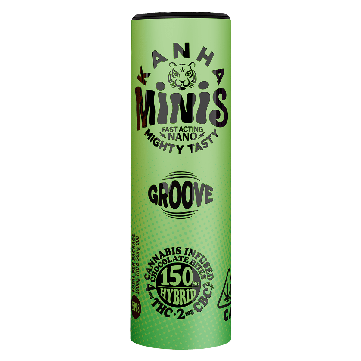 KANHA - Minis | GROOVE | 2:1 THC:CBC Chocolates | 100mg | 25ct | 4mg/ea - 1