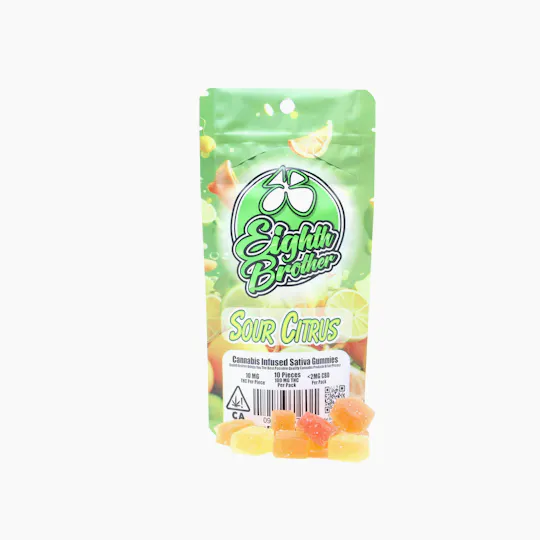 Eighth Brother - Eighth Brother | Sour Citrus | Gummies | 100mg | 10ct - 1