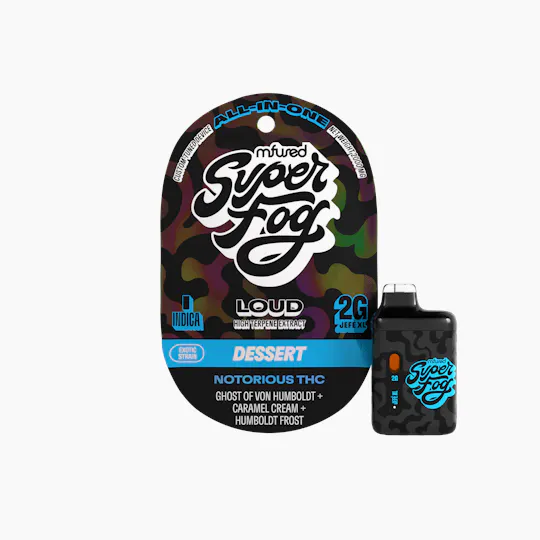 Super Fog by MFused - Notorious THC | LOUD High Terpene Extract Jefé Disposable | 2g - 1