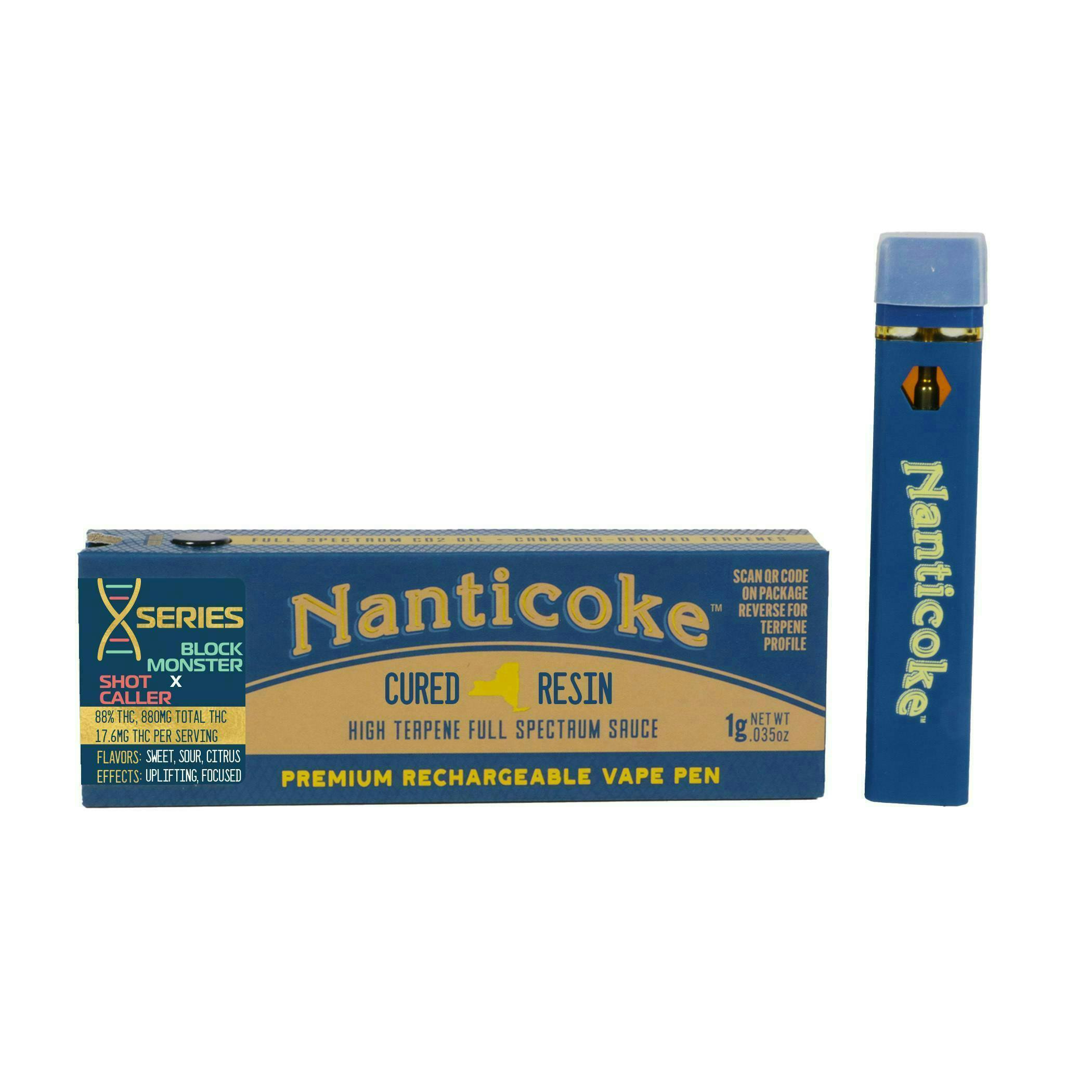 Nanticoke - Block Monster x Shot Caller | Cured Resin Disposable | 1g - 1