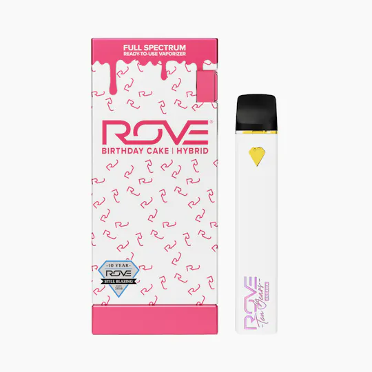 ROVE - Birthday Cake | Melted Diamond Live Resin Vaporizer | 1.0g (Ready-To-Use) - 1