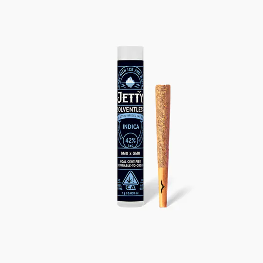 Jetty Extracts - GMO | Live Rosin | Live Rosin Infused Joint | 1g - 1
