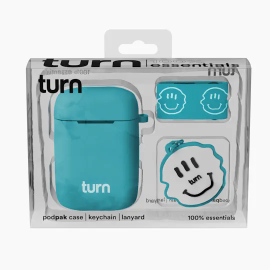 turn - Smiley Aqua / Teal 100% Essentials Kit | Storage - 1