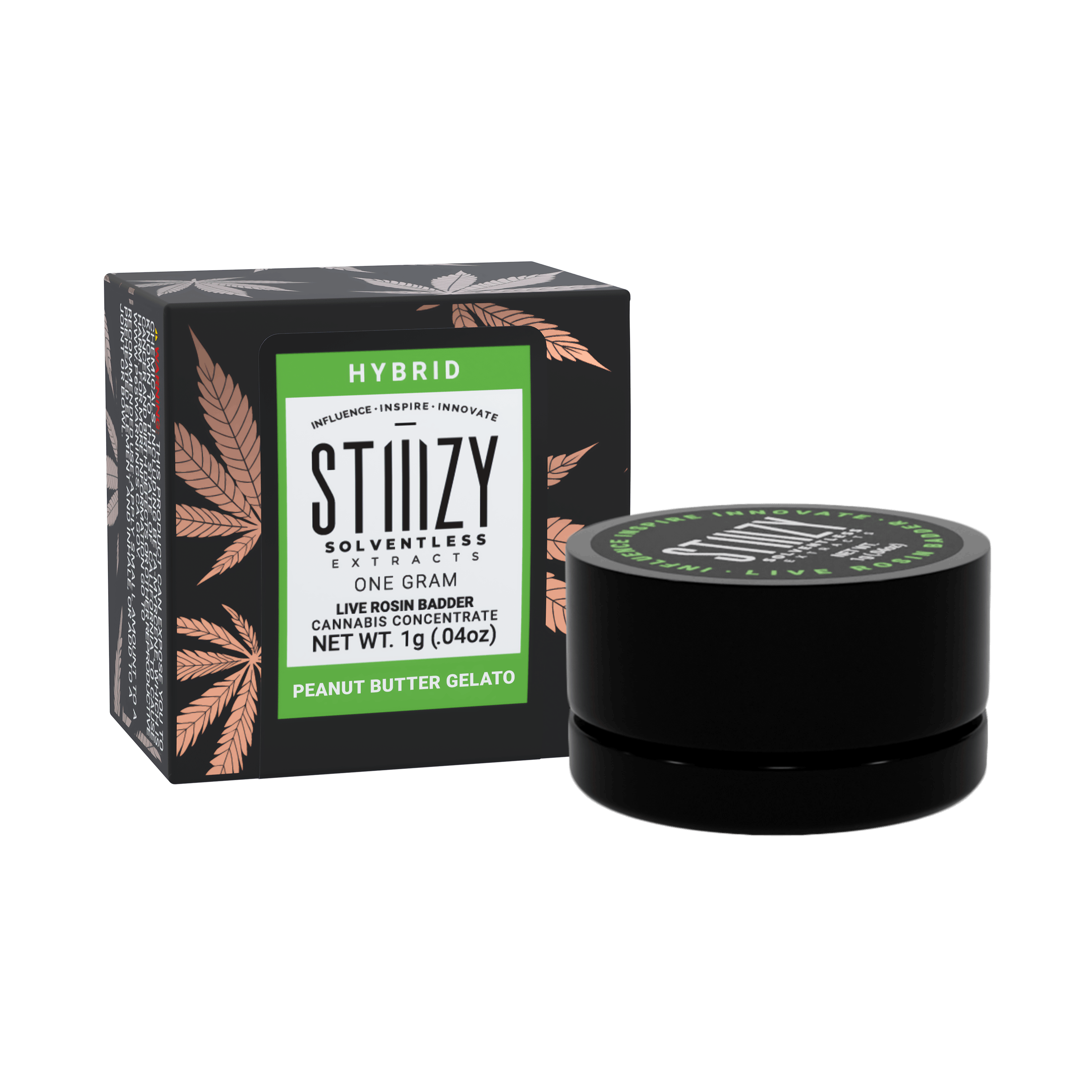 STIIIZY - - PEANUT BUTTER GELATO - Live Rosin Badder - 1
