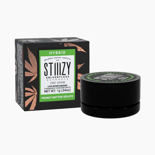 STIIIZY - - PEANUT BUTTER GELATO - Live Rosin Badder - 1