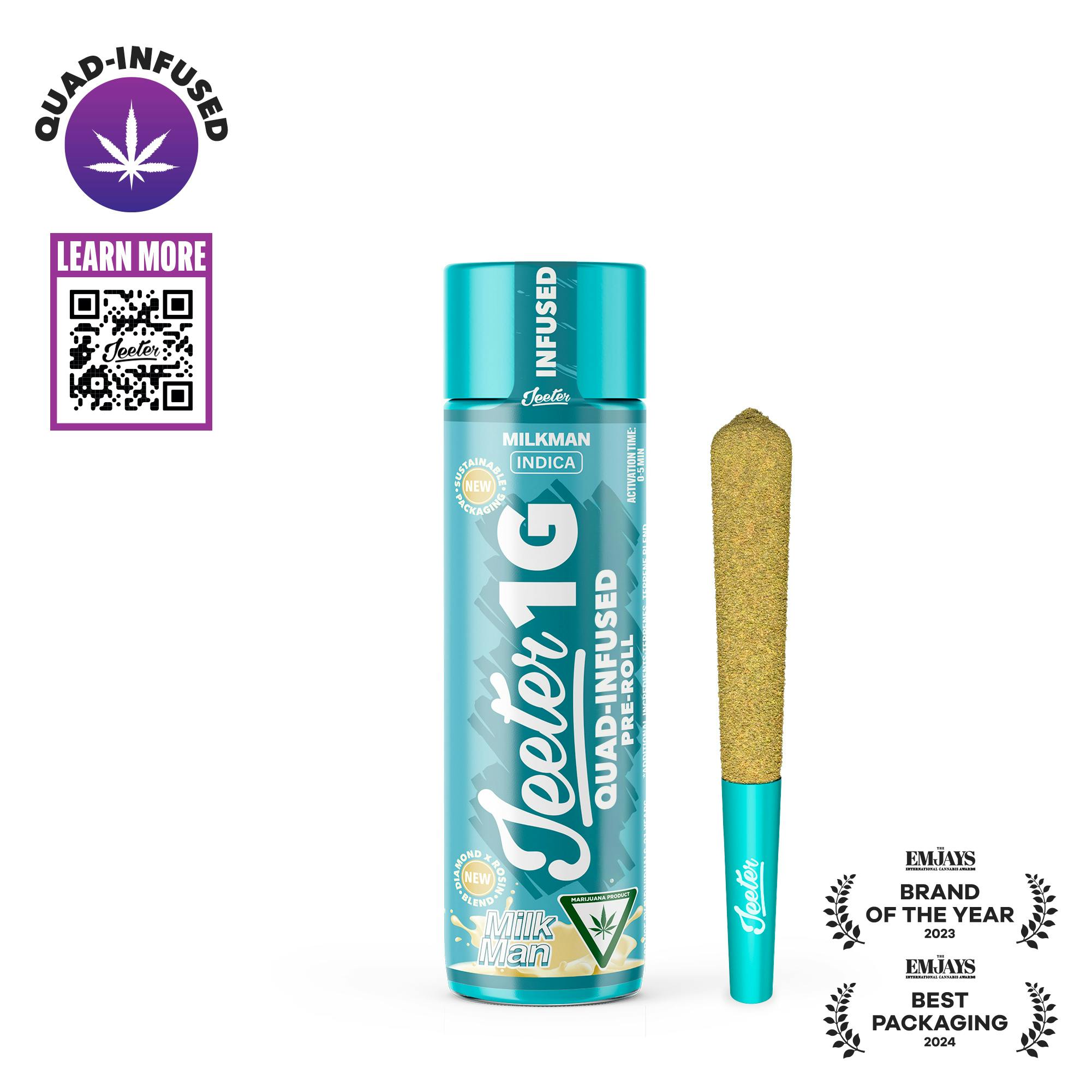 Jeeter - Jeeter | Milkman | Quad-Infused Joint | 1g - 1