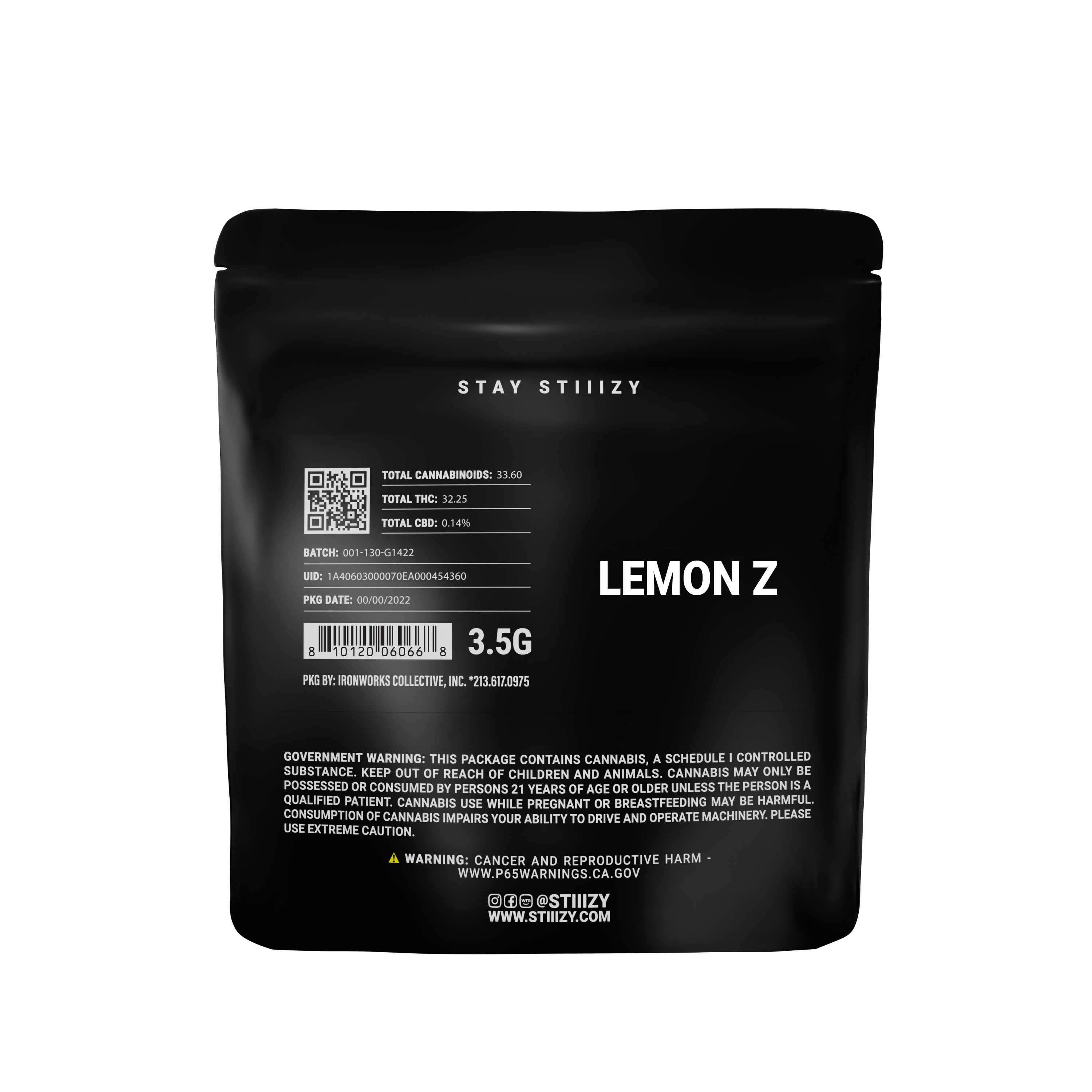 STIIIZY - LEMON Z - 3.5G - 1