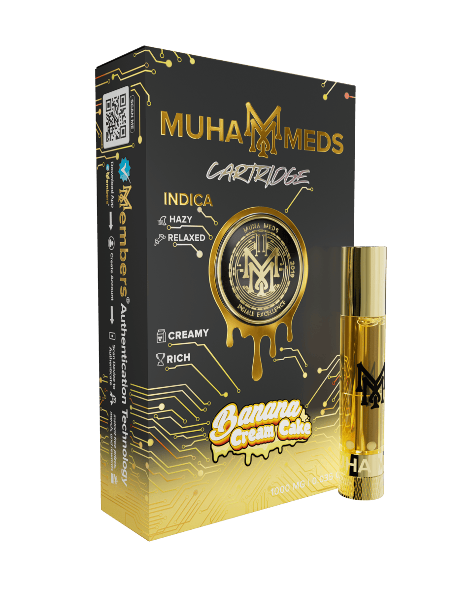 Muha Meds - Banana Cream Cake | Cartridge | 1g - 1
