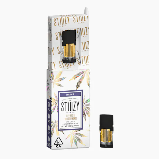 STIIIZY - Vape Cartridge - NORTHERN LIGHTS 1G Live Resin Liquid Diamonds Pod - 1
