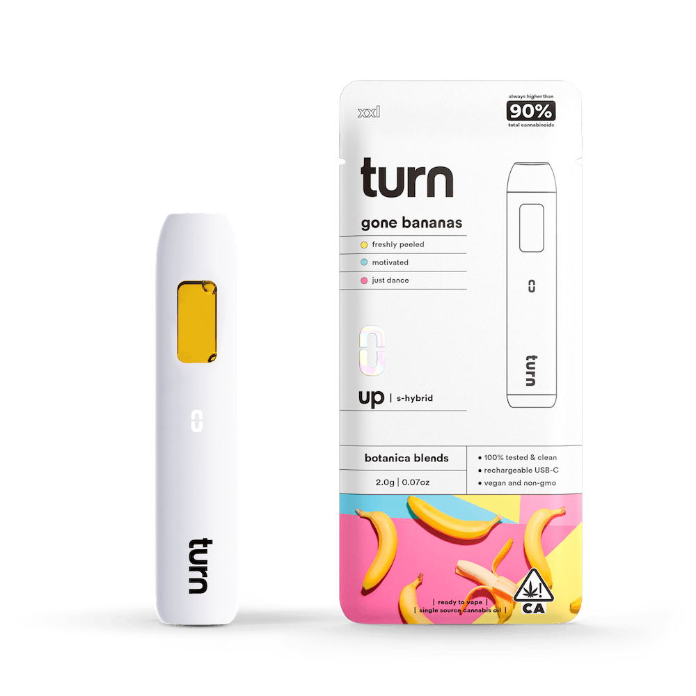 turn - Gone Bananas | Botanica Blends | AIO | Sativa-Hybrid | 2g (1) - 1
