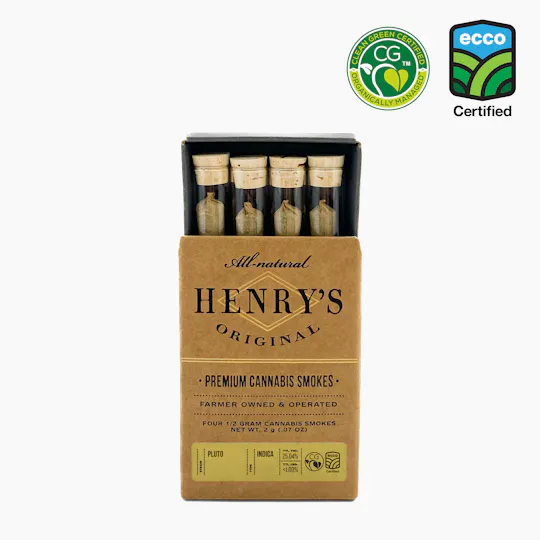 Henry's Original - Henry's Original | Pluto | Joints | 0.5g each | 4pk - 1