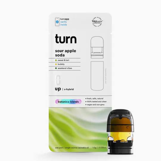 turn - Sour Apple Soda | Botanica Blends | Sativa-Hybrid - 1
