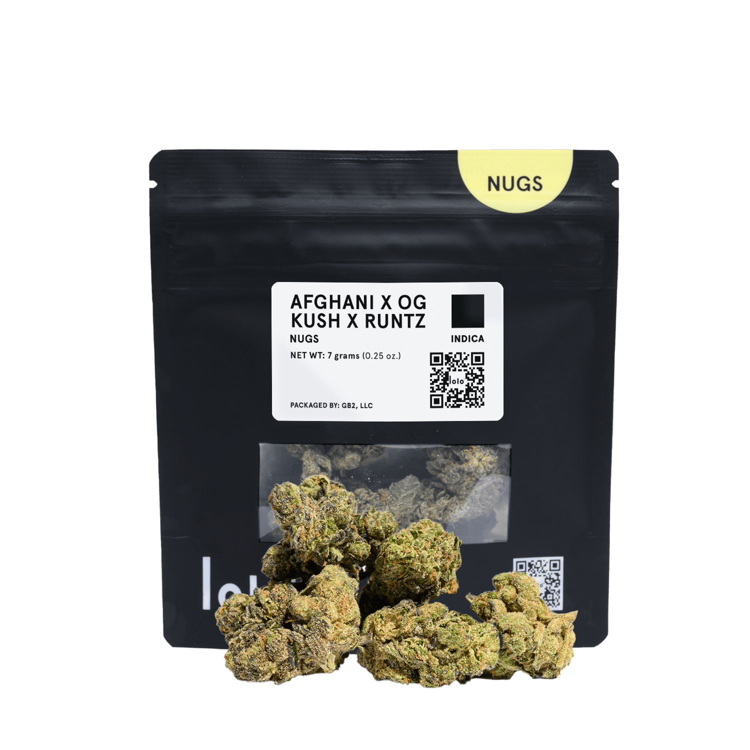 lolo - Afghani + OG Kush + Runtz | Indoor Buds | 7g - 1