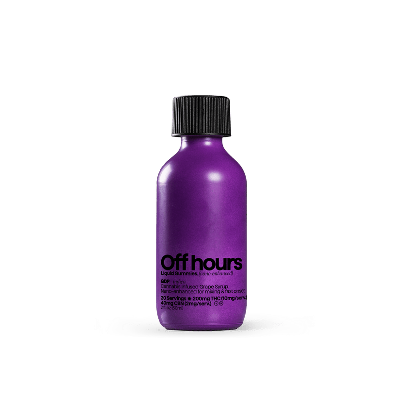 Off Hours - Strain-Specific | GDP | Syrup | THC:CBN 200mg:40mg | 2 fl oz - 1