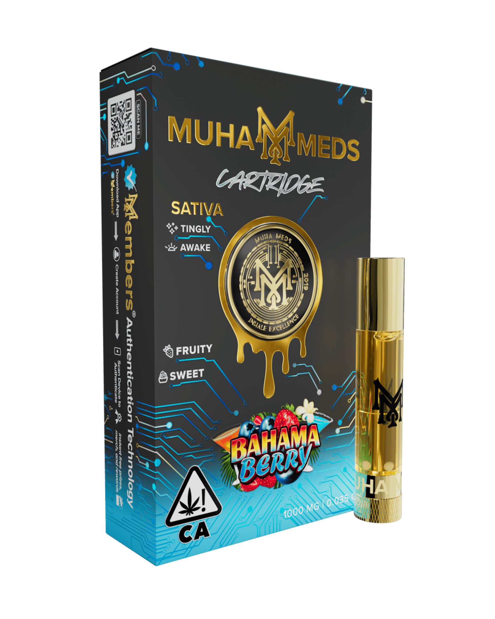 Muha Meds - Muha Meds | Bahama Berry | Cartridge | 1g - 1