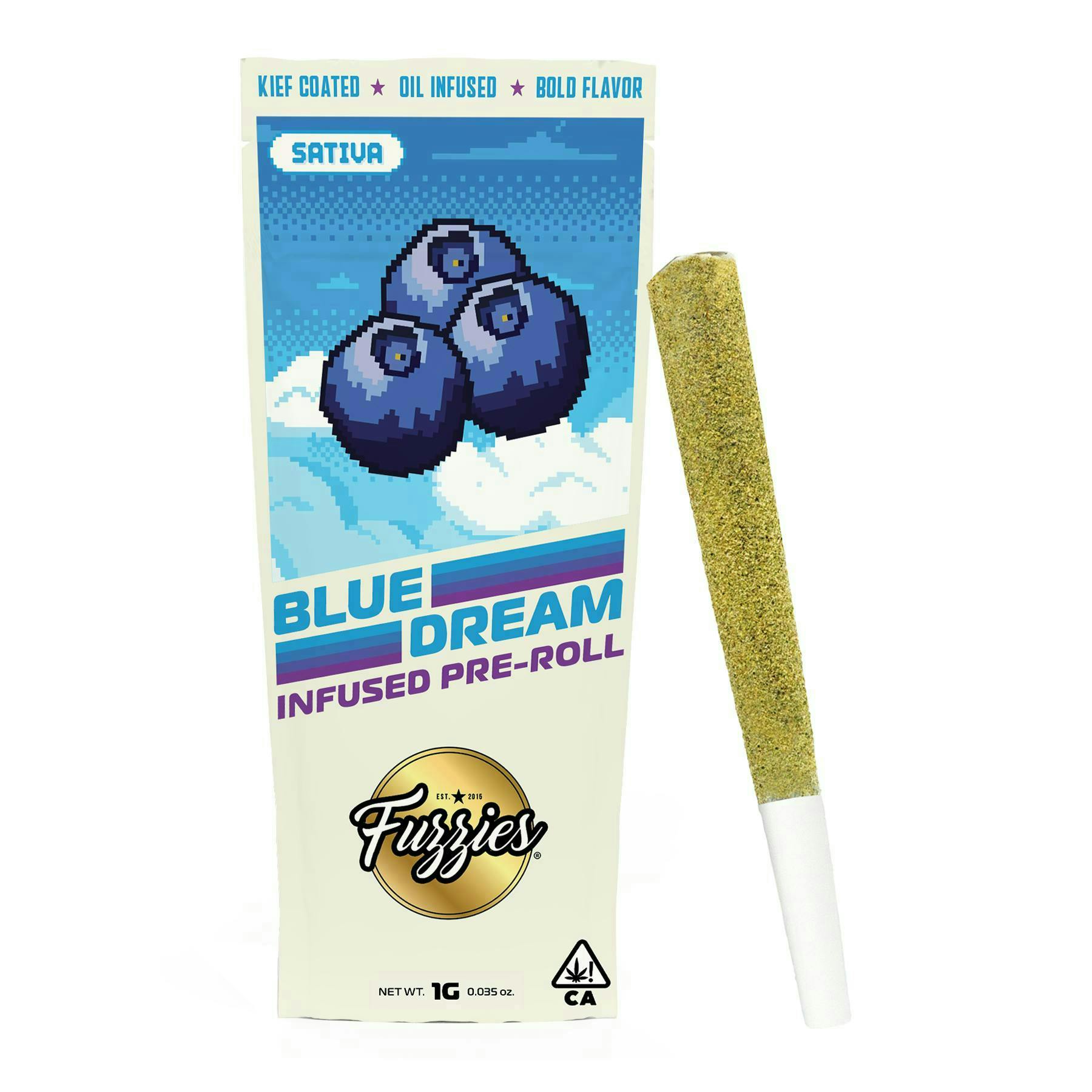 Fuzzies - Fuzzies | Originals | Blue Dream | Infused Joint | 1g - 1