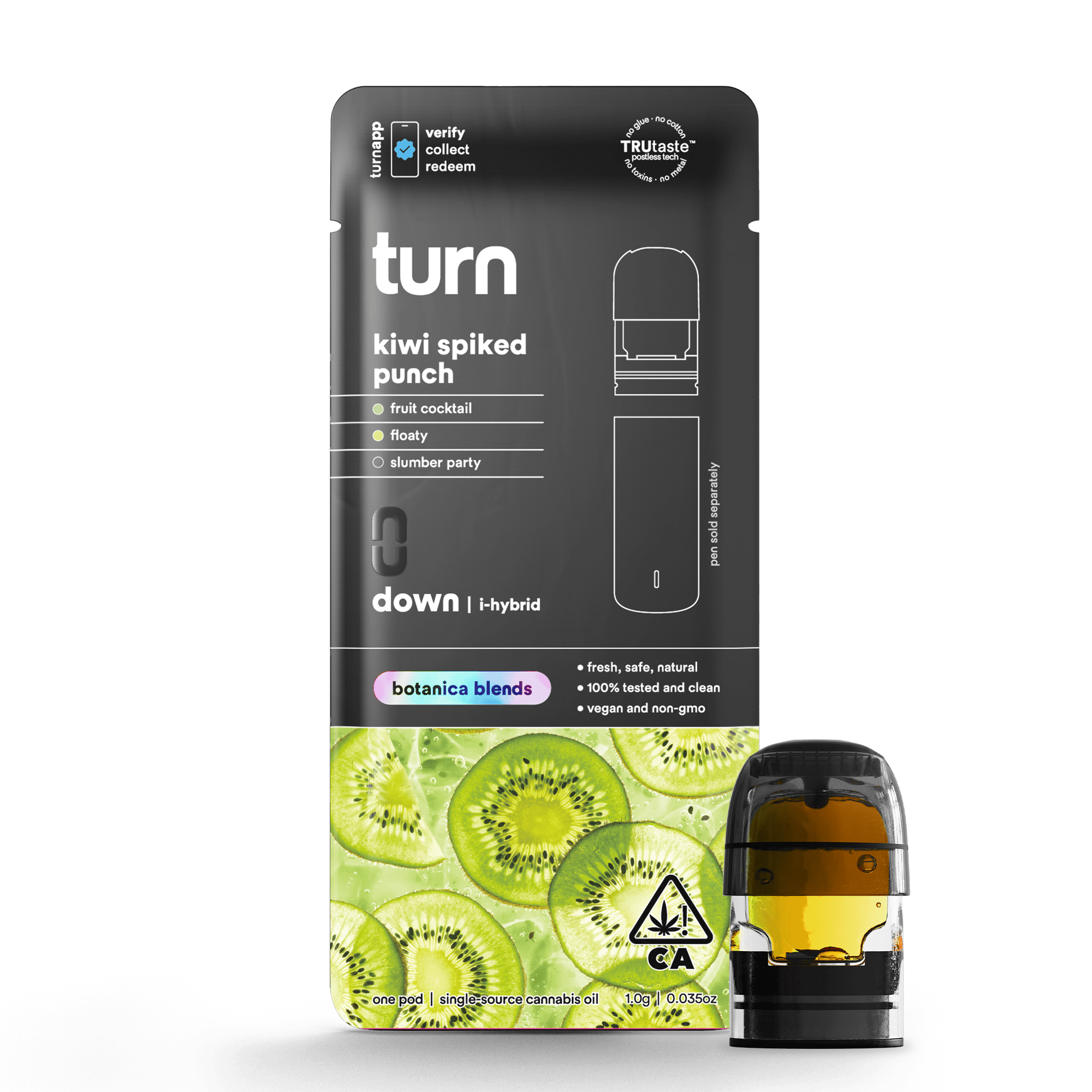 turn - Kiwi Spiked Punch | Botanica Blends | Indica-Hybrid - 1