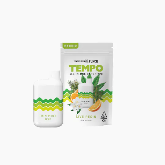 Tempo - Tempo | Thin Mint GSC | Live Resin AIO Disposable | 1g - 1