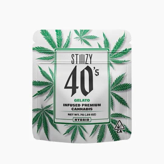 STIIIZY - - GELATO - 7G 40's Infused Flower - 1