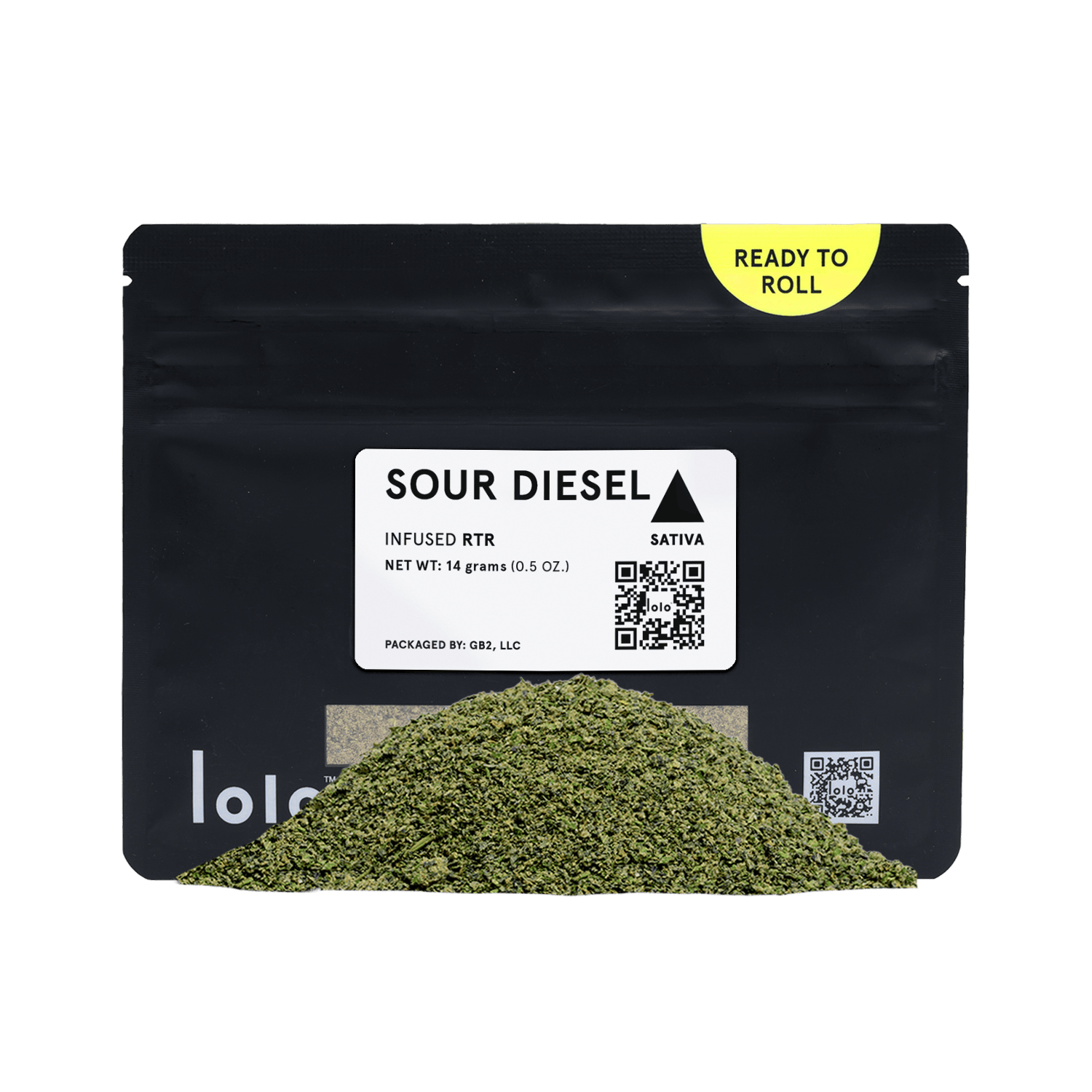 lolo - Sour Diesel | Indoor Kief Infused Ready To Roll | 14g - 1