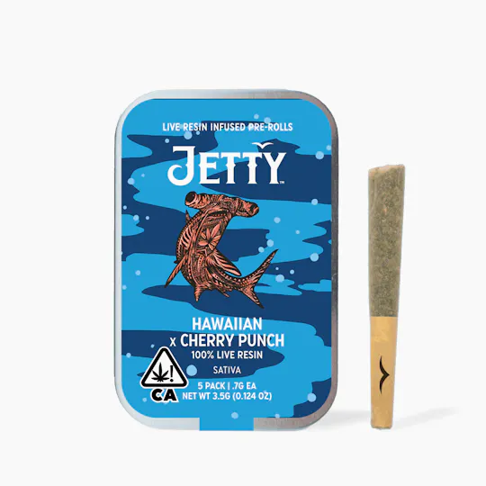 Jetty Extracts - Hawaiian x Cherry Punch | Live Resin Infused Minis | 0.35g each | 10pk - 1