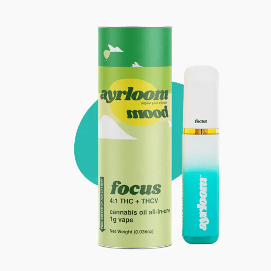ayrloom - Focus | Mood 1:1 THC:THCV Disposable | 1g - 1