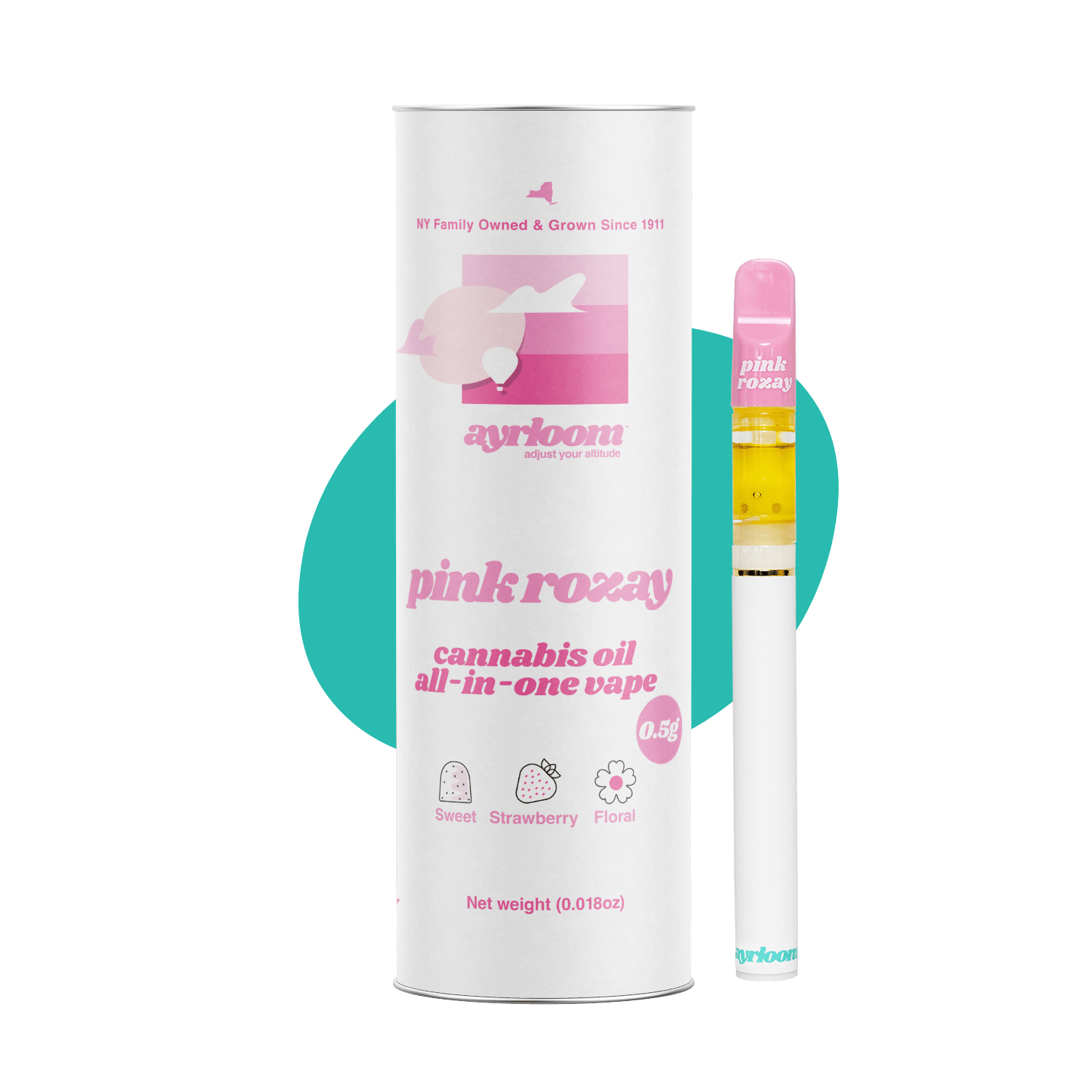 ayrloom - Pink Rozay | Disposable | 0.5g - 1