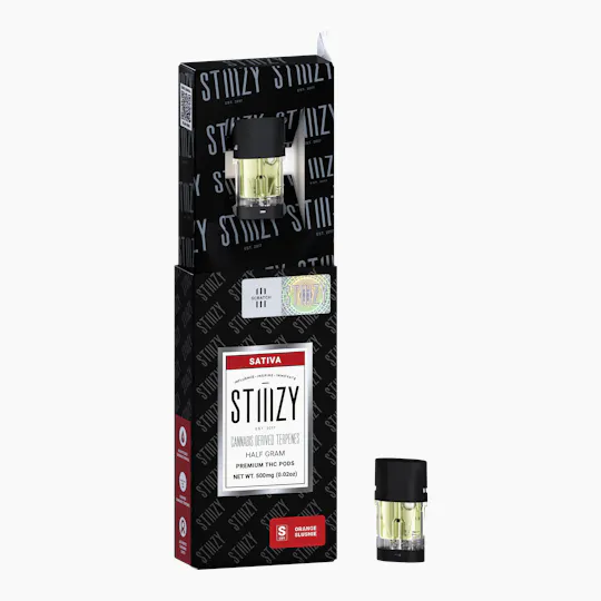 STIIIZY - ORANGE SLUSHIE - CANNABIS DERIVED TERPENES POD .5G - IL - 1