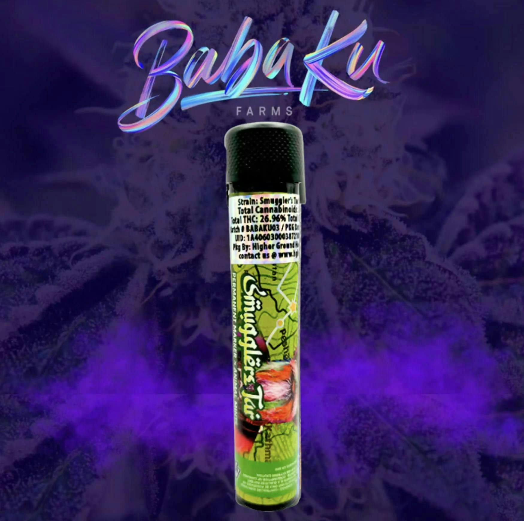 Baba Ku Farms - Baba Ku Farms | Smugglers Tar | Joint | 1.5g - 1