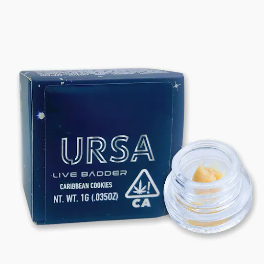 URSA Extracts - Caribbean Cookies 1g Live Badder Extract - 1