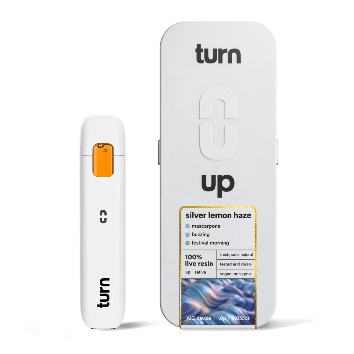 turn - Silver Lemon Haze | 100% Live Resin | AIO | Sativa-Hybrid - 1