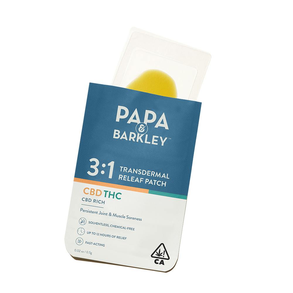 Papa & Barkley - Releaf Patch 3:1 CBD:THC 30mg - 1