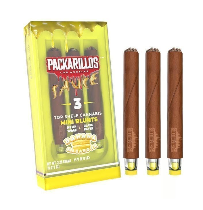 PACKS Los Angeles - Banana Macaroon | Infused Blunts | 0.75g each | 3pk - 1