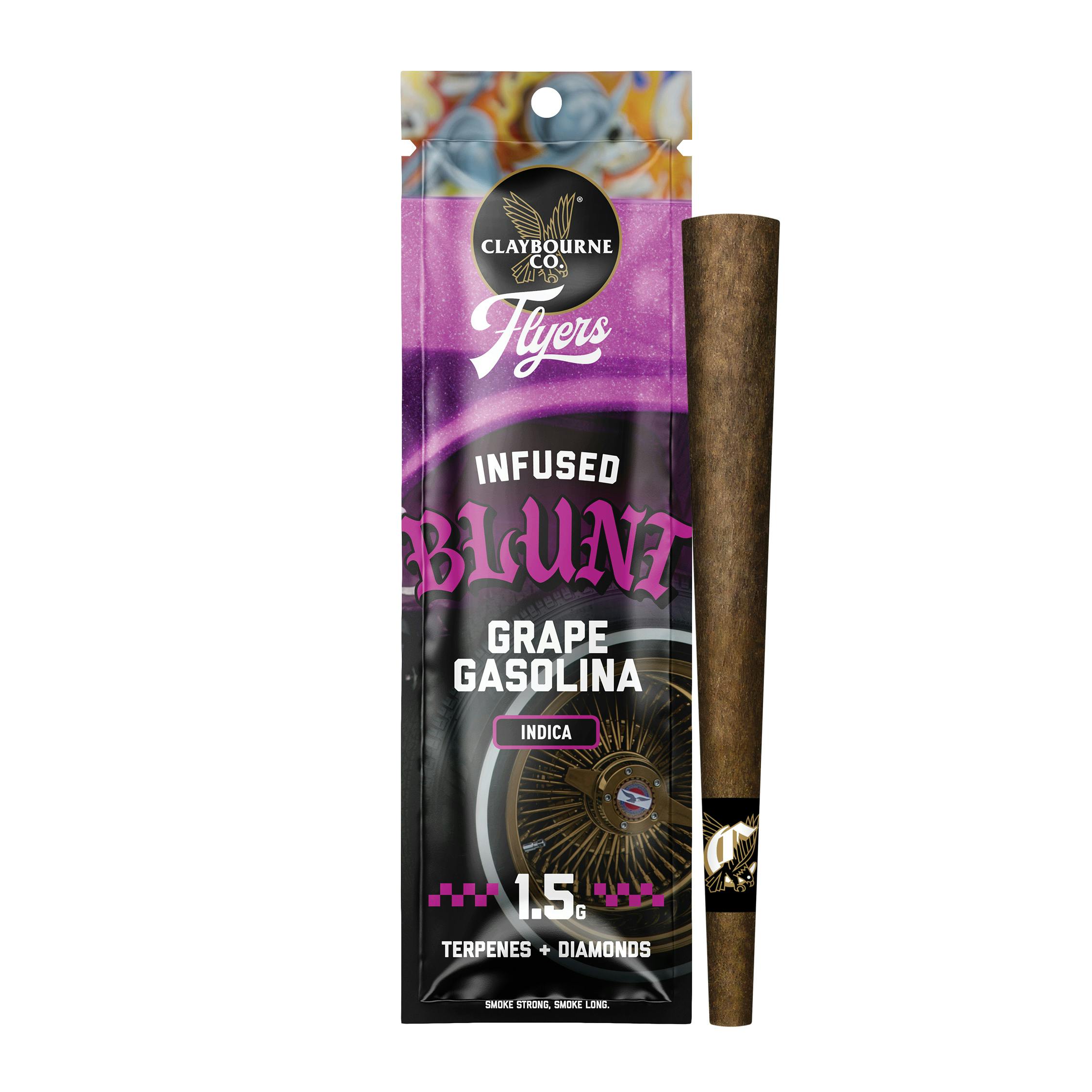 Claybourne Co. - Grape Gasolina (1.5g) - Flyers Infused Blunt - 1