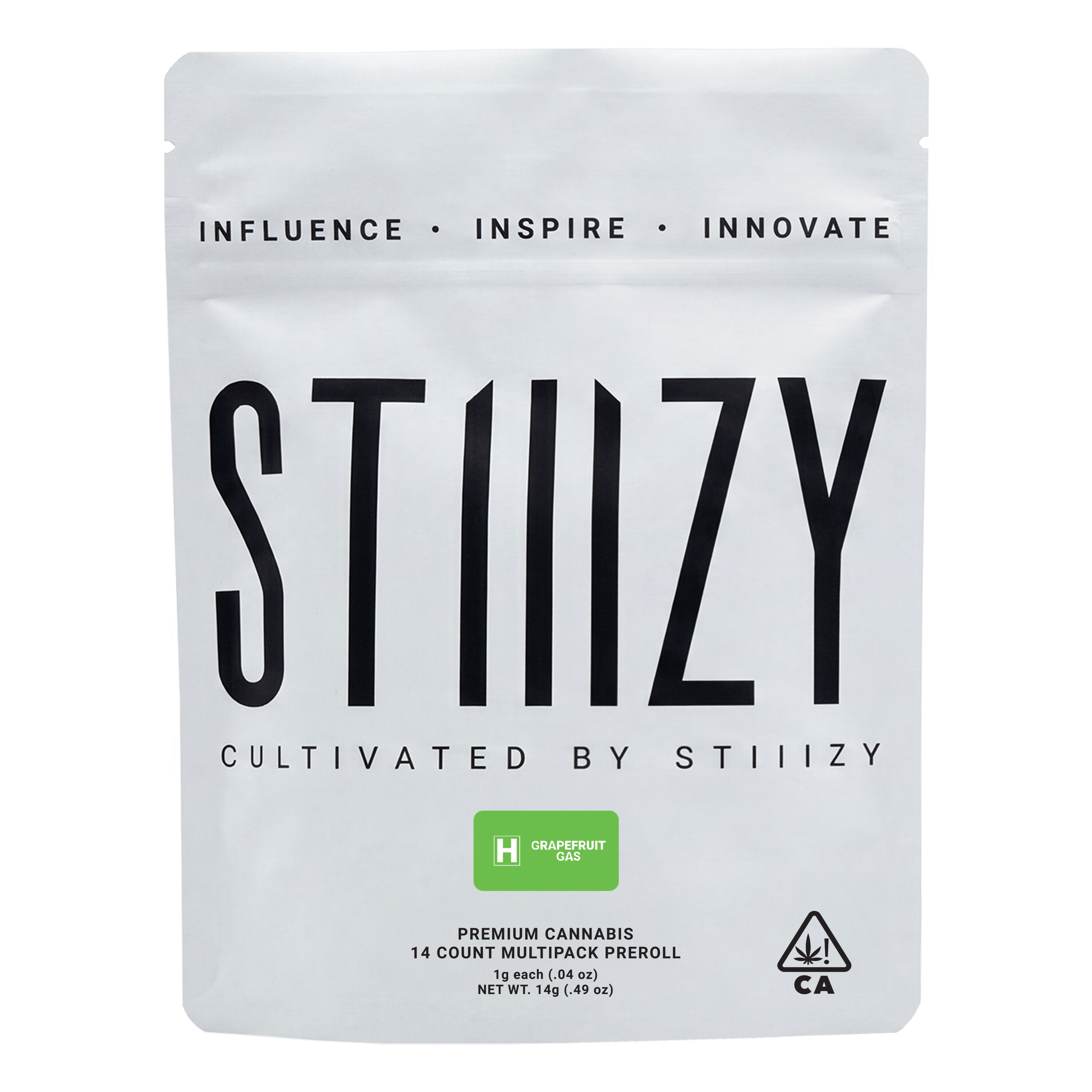 STIIIZY - Grapefruit Gas - 14g White Lable Multipacks - 1
