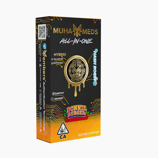 Muha Meds - Muha Meds | Donnie Burger | Hash Rosin Disposable | 0.5g - 1