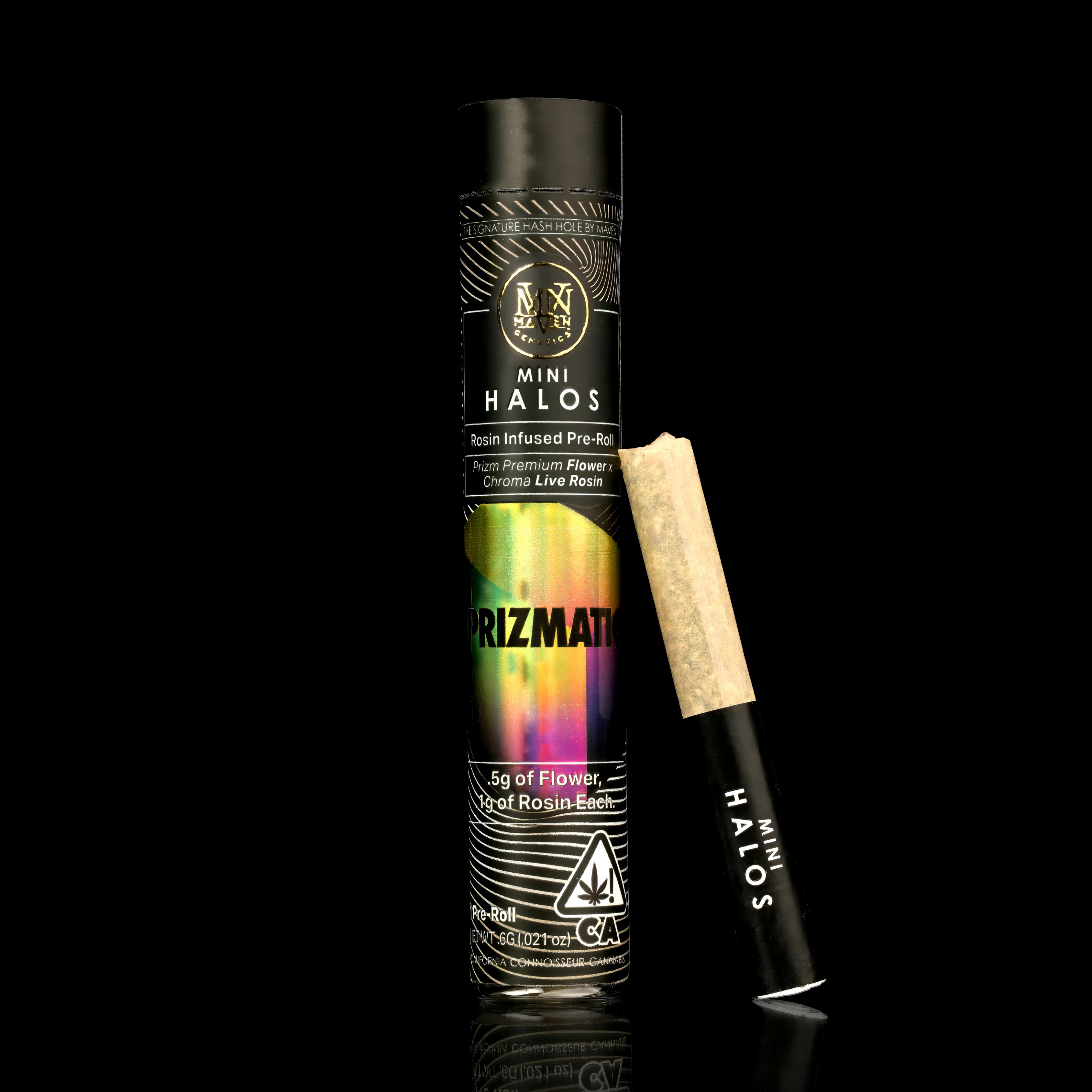 Maven Genetics - Prizmatic Mini Halos Infused Pre-Roll Single [.6g] - 1