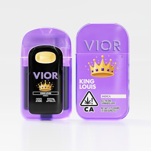 Vior Extracts - King Louis | Premium Cannabis Oil Disposable | 1.25g - 1