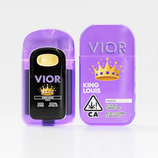 Vior Extracts - King Louis | Premium Cannabis Oil Disposable | 1.25g - 1