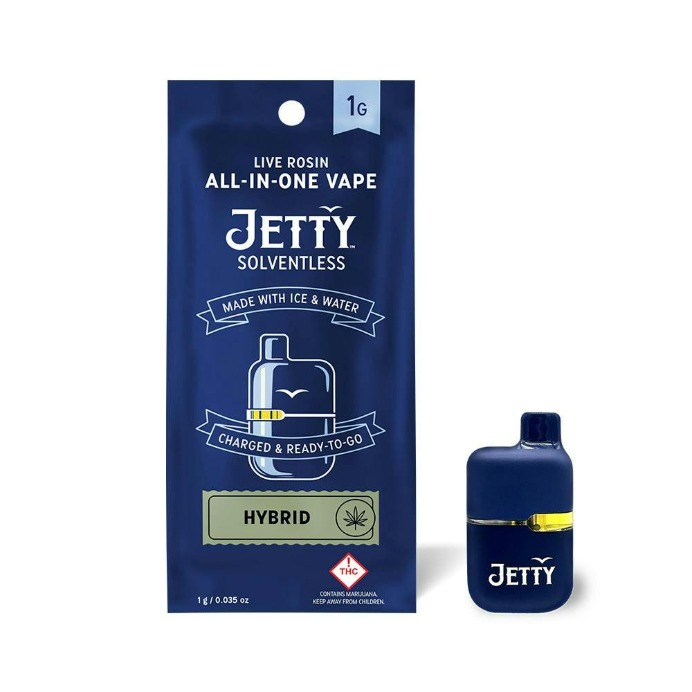 Jetty Extracts - Mini Tank | Fruit Bomb | Live Rosin Disposable | 1g - 1